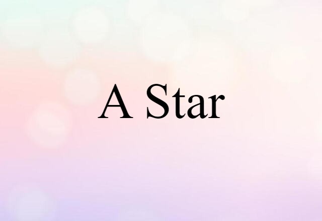 A star