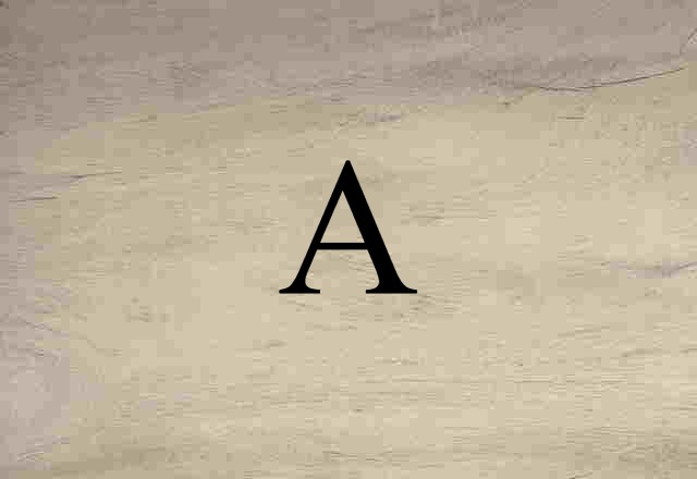 a