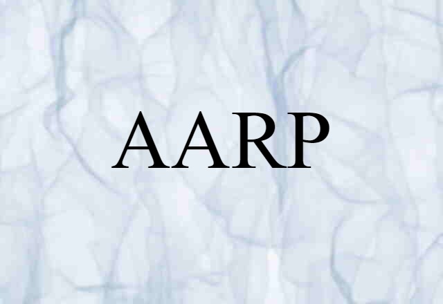 AARP (noun) Definition, Meaning & Examples