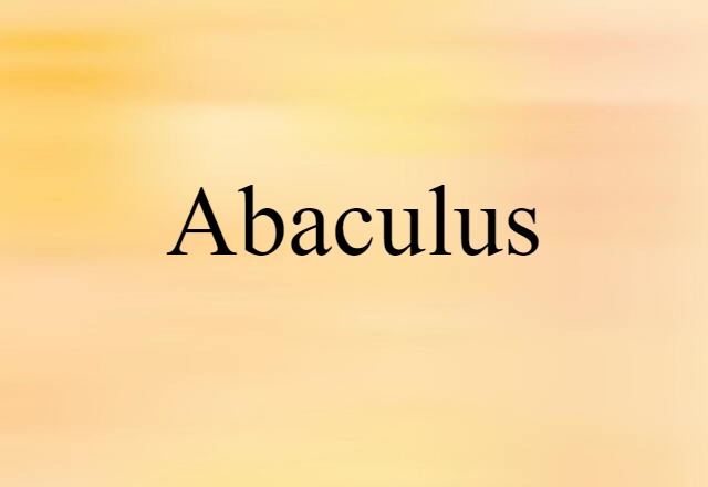 abaculus