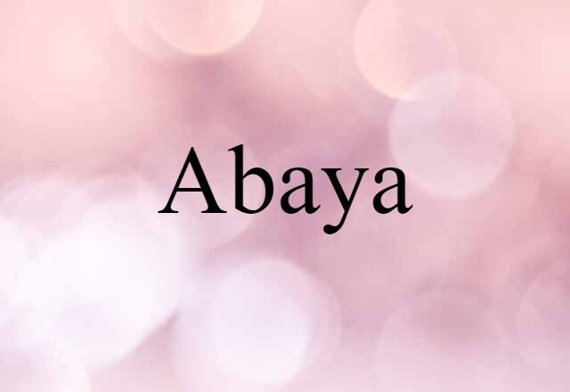 abaya