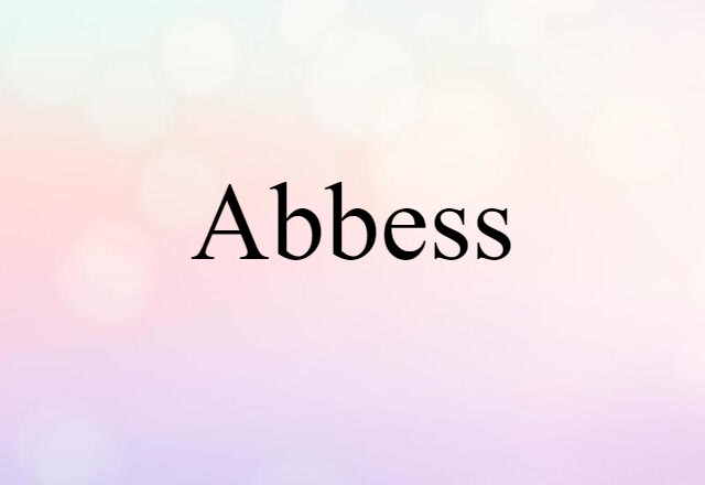 abbess