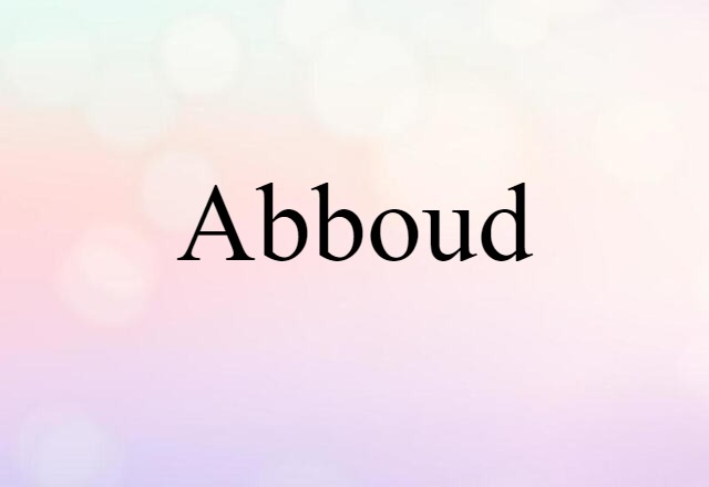 Abboud