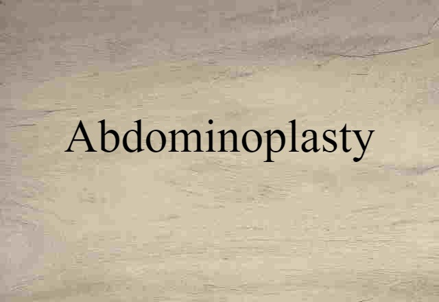 abdominoplasty