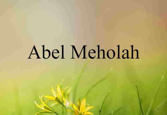 Abel-meholah