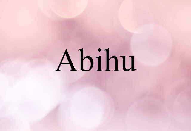 Abihu