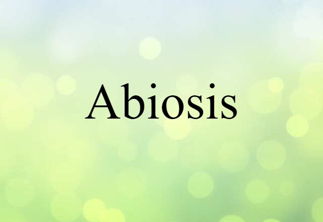 abiosis