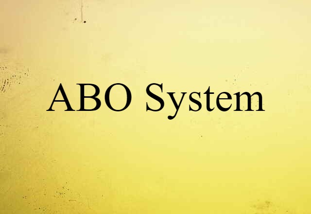 ABO system