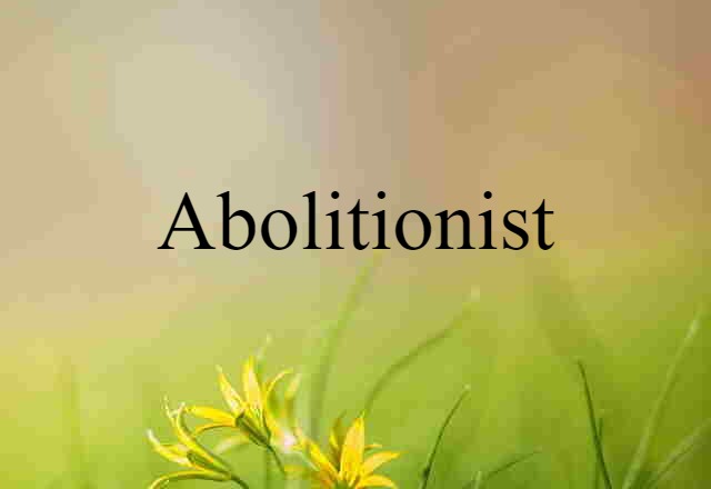 abolitionist