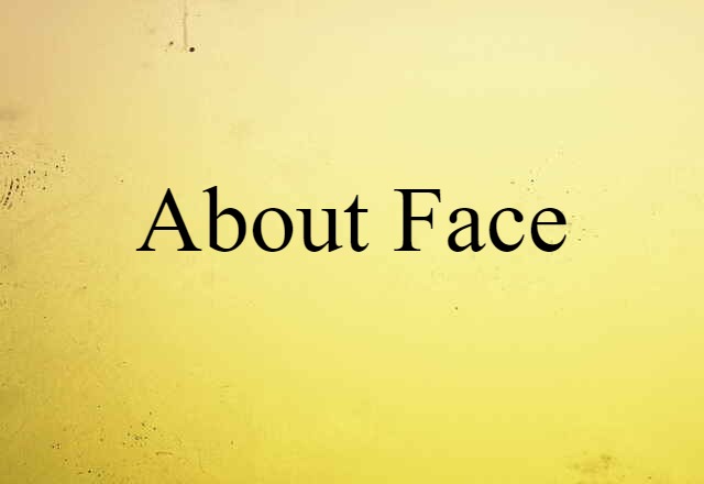 About Face (noun) Definition, Meaning & Examples