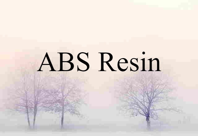 ABS resin