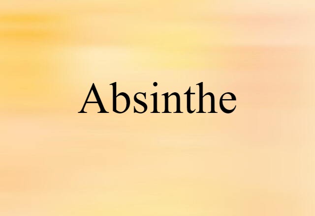 absinthe