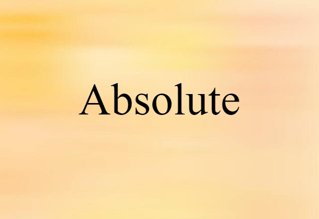 absolute