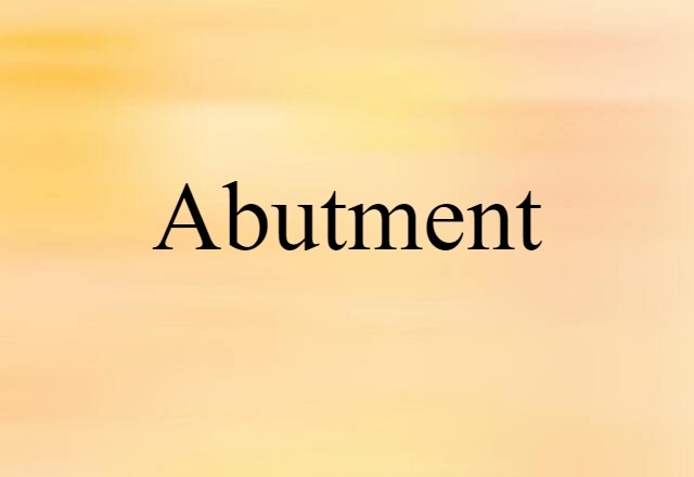 abutment