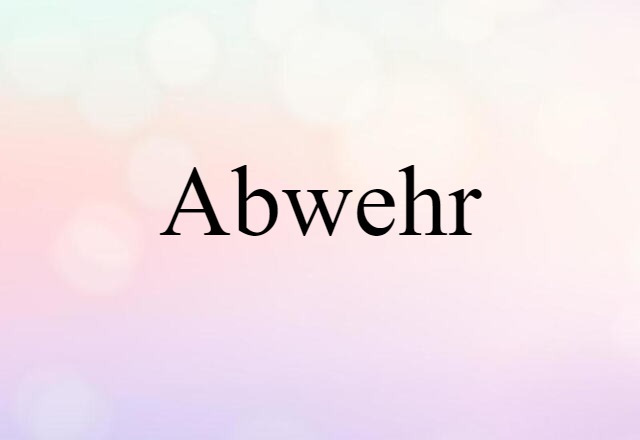 Abwehr