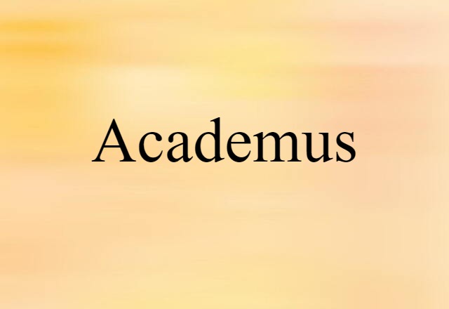 Academus