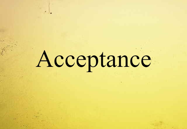 acceptance