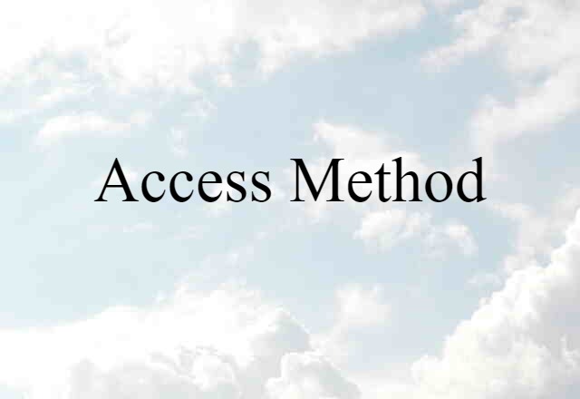 access method