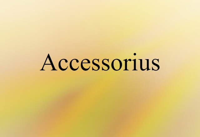 accessorius