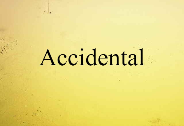 Accidental (noun) Definition, Meaning & Examples