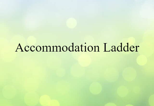 accommodation ladder