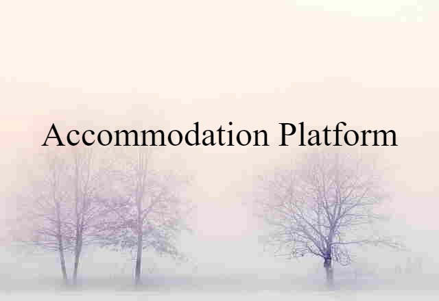 accommodation platform