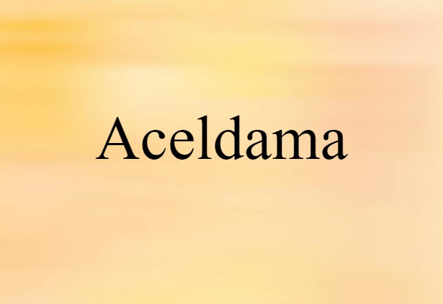 Aceldama