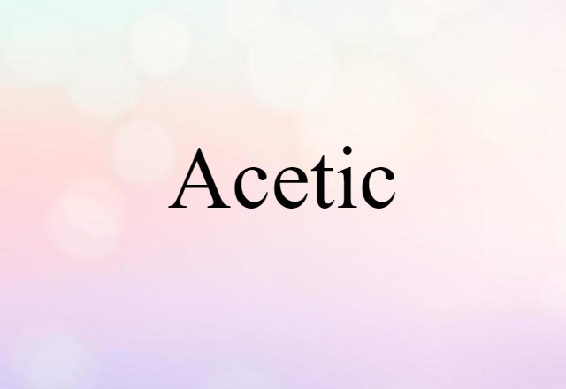 acetic