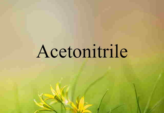 acetonitrile