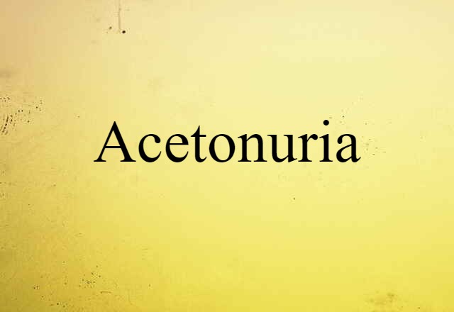 acetonuria