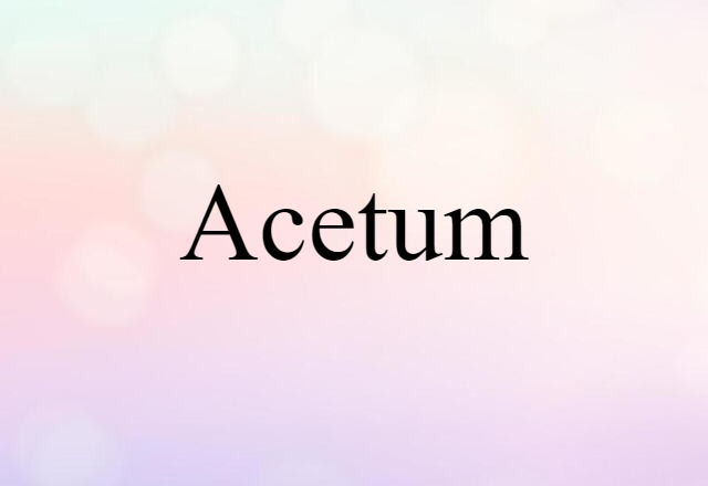 acetum