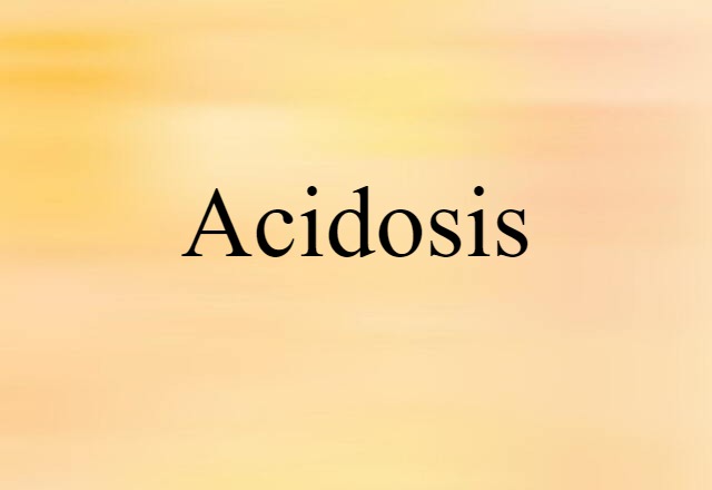 acidosis