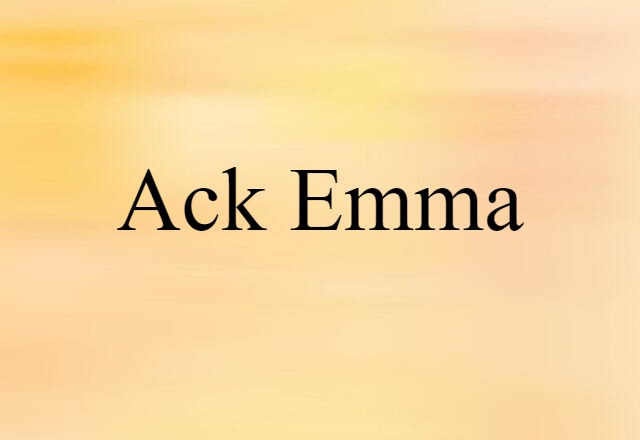 ack emma