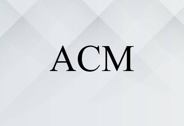 ACM