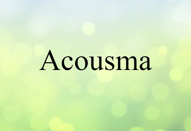 acousma