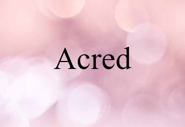 acred