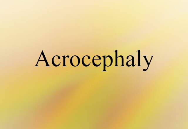 acrocephaly