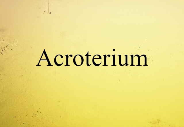 acroterium