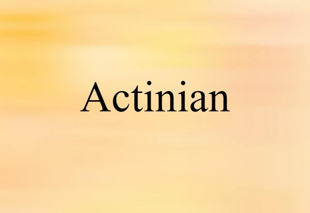 actinian