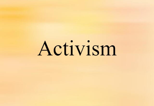 activism