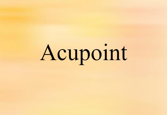 acupoint