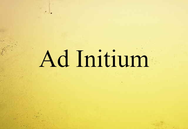 ad initium