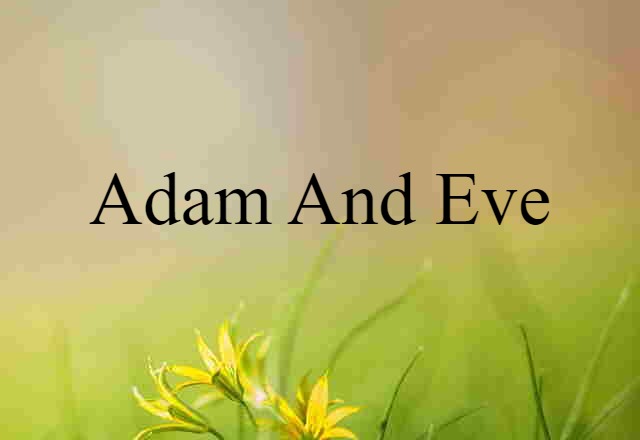 Adam and Eve