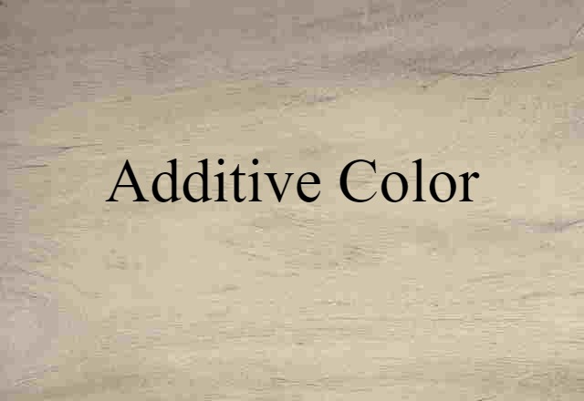 additive color