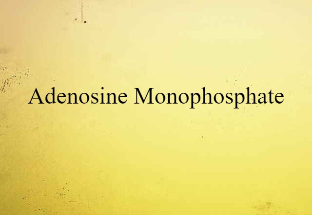 adenosine monophosphate