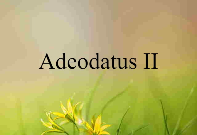 Adeodatus II