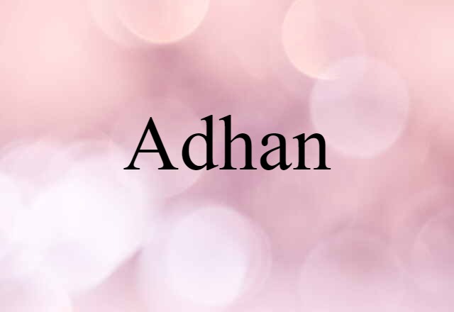 adhan