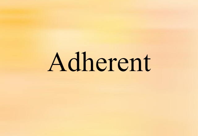 adherent