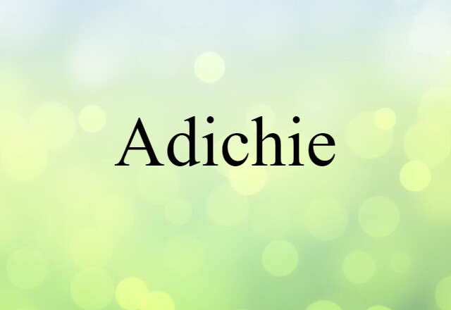 Adichie