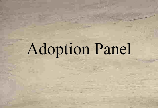 adoption panel